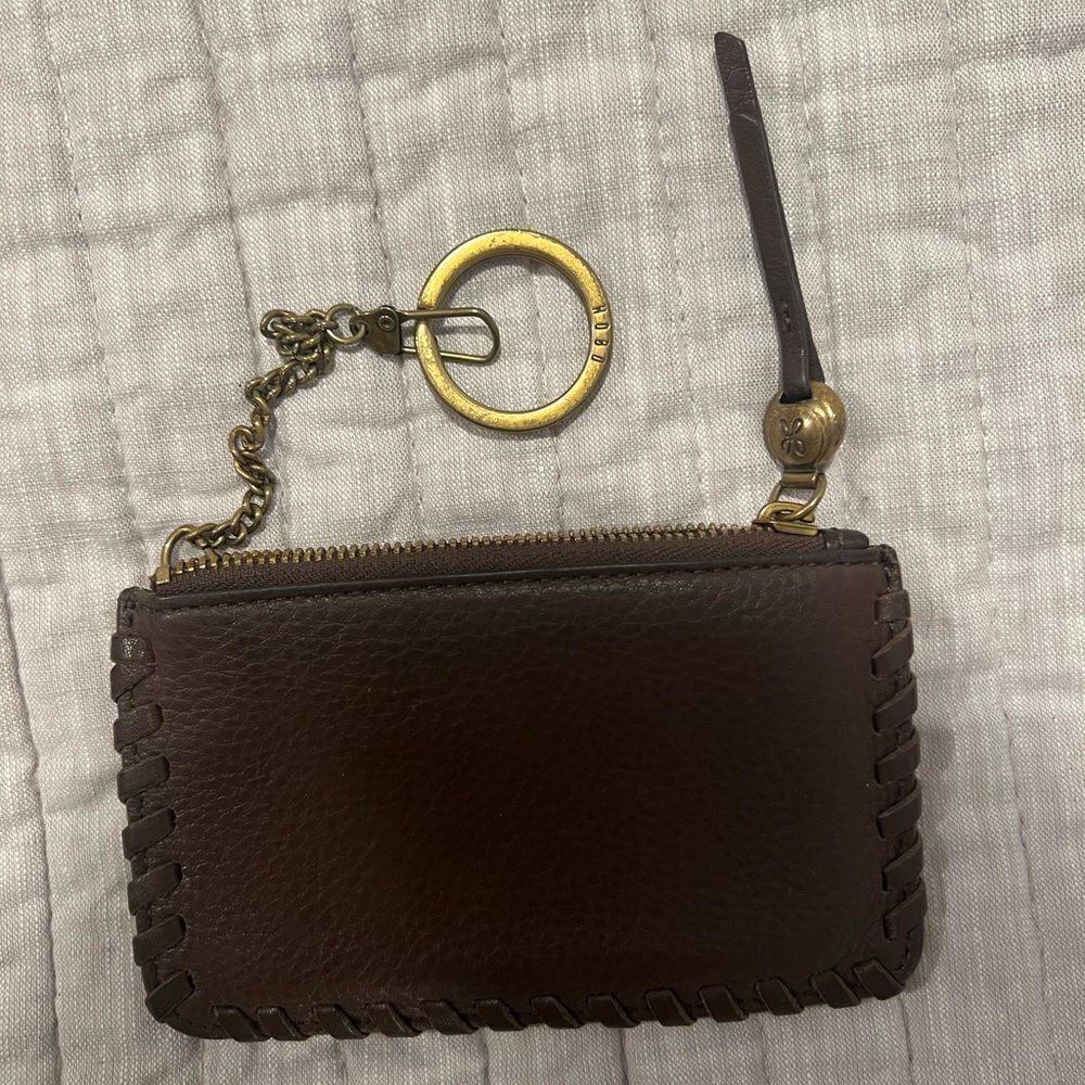 HOBO Leather Stitched Card Wallet